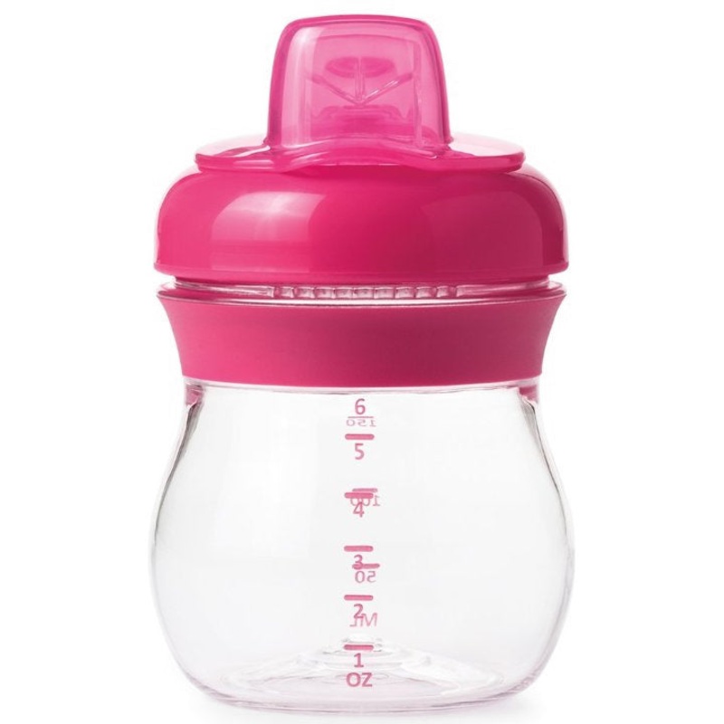 OXO Tot Transitions Soft Spout Sippy Cup, 6 oz – Pink