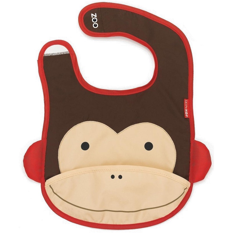 Skip Hop Zoo Tuck-Away Bib – Monkey