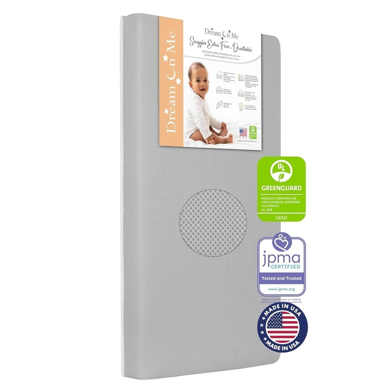 Snuggles Extra Firm Baby Crib Mattresss – Grey