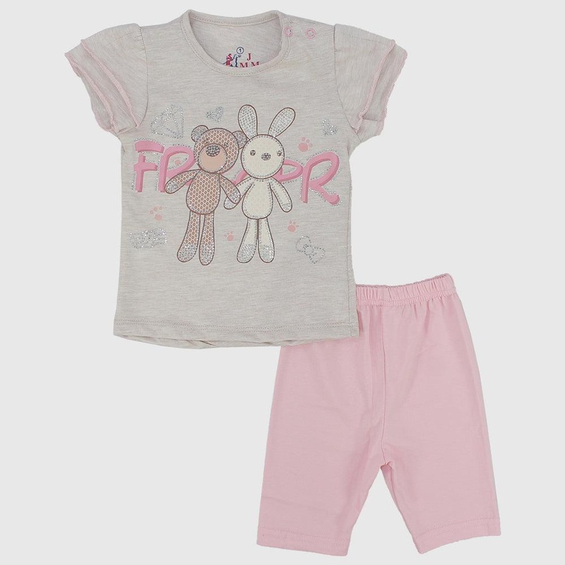 Beary Bunny Short-Sleeved Pajama