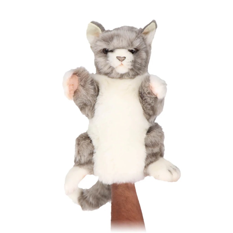 HNC Plush Puppet – Cat Jacquard