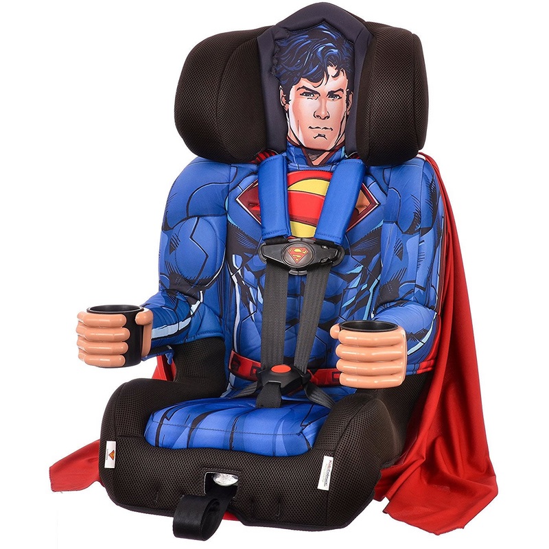 KidsEmbrace Harness Booster Car Seat – Superman