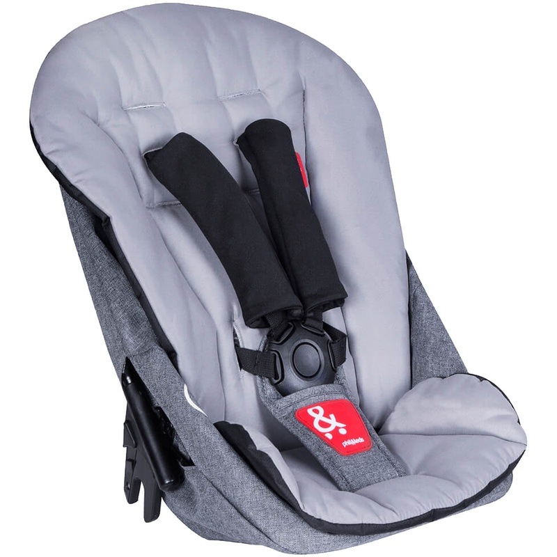 Phil & Teds Dash Double Kit – Grey