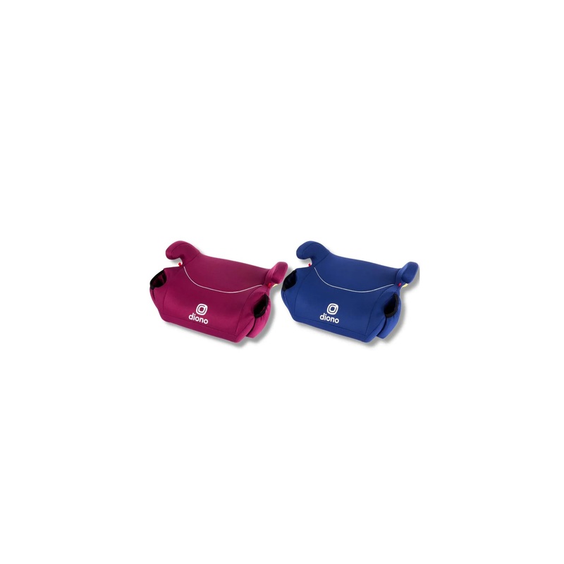 Solana – Pack of 2 Backless Booster Car Seats, Pink/Blue