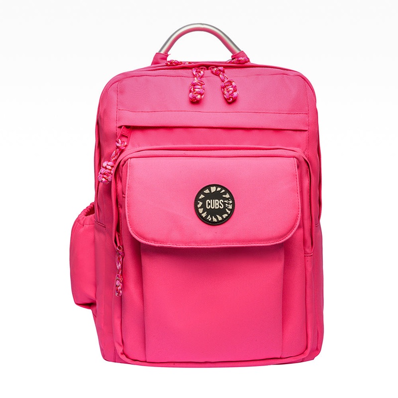 CUBS Neon Pink Backpack  XXL 20 Inch