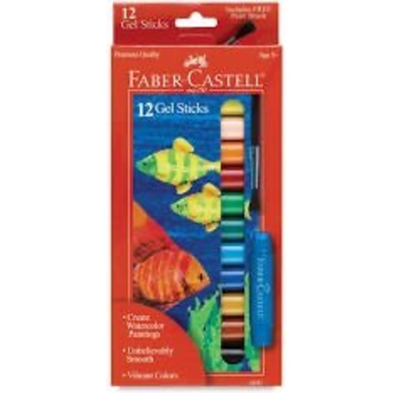 Faber-Castell Gel Sticks w/free paint brush