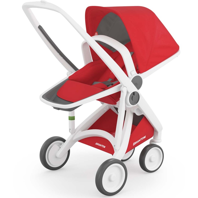 Greentom Reversible Stroller – White/Red