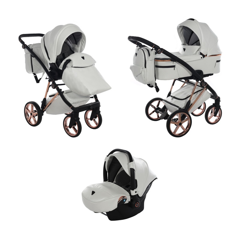 JUNAMA AIR PREMIUM WHITE – 3 IN 1 (INLUDES CAR SEAT)