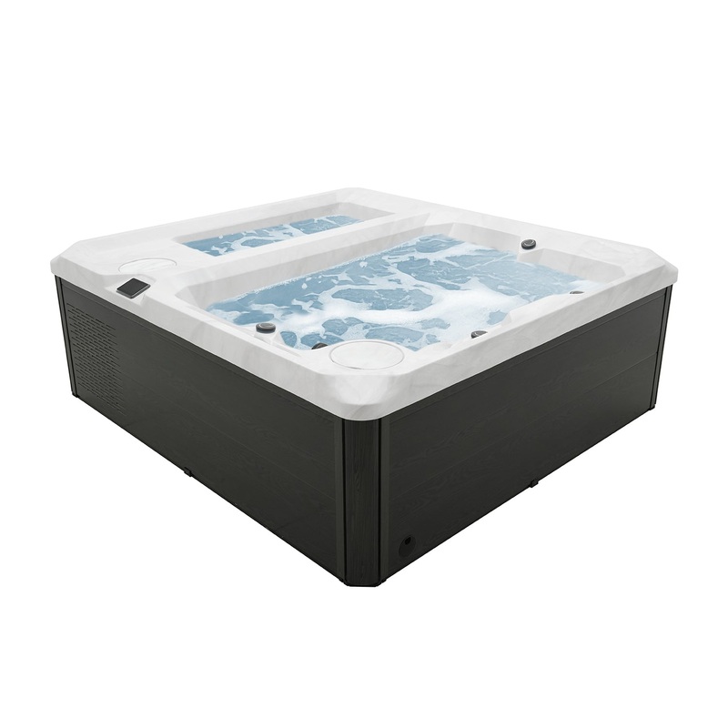 LIFETREND Sierra 3 Person Hot Tub & Cold Plunge Combo