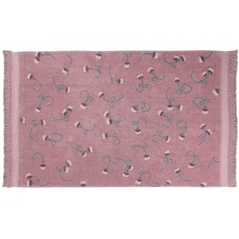 Lorena Canals English Garden Rug – Ash Rose (7’x 4’7″)