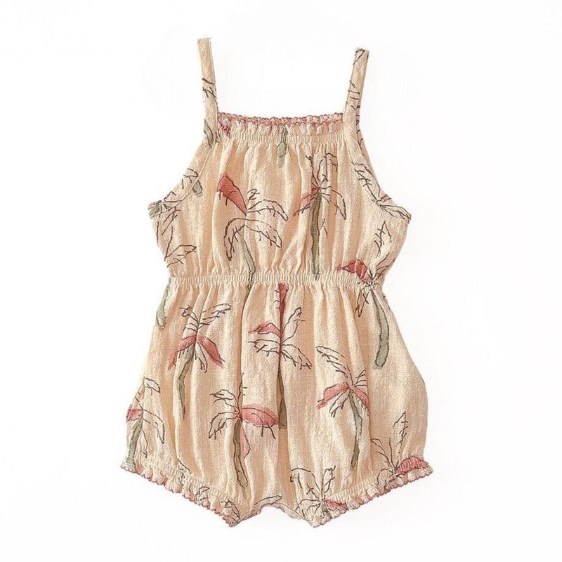Play Up – Woven Jumpsuit – Palm Trees