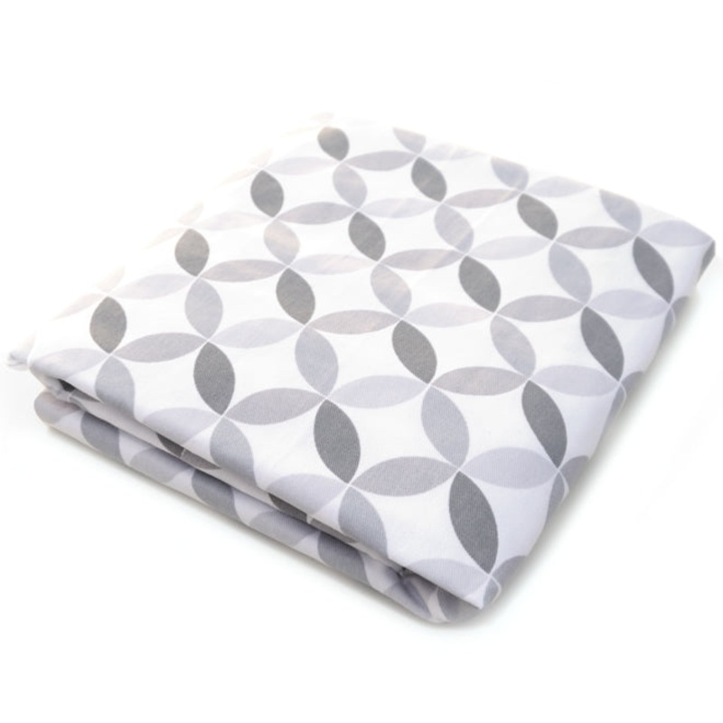 Spot On Square Tops Organic Fitted Crib Sheet – Grey