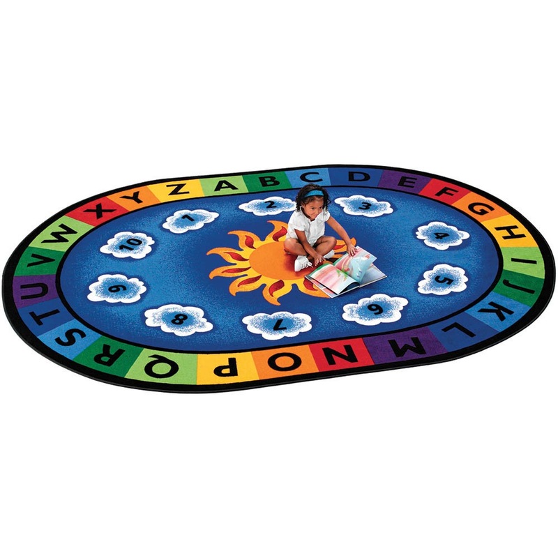 Sunny Day Learn & Play Rug (8’3″ x 11’8″ Oval)