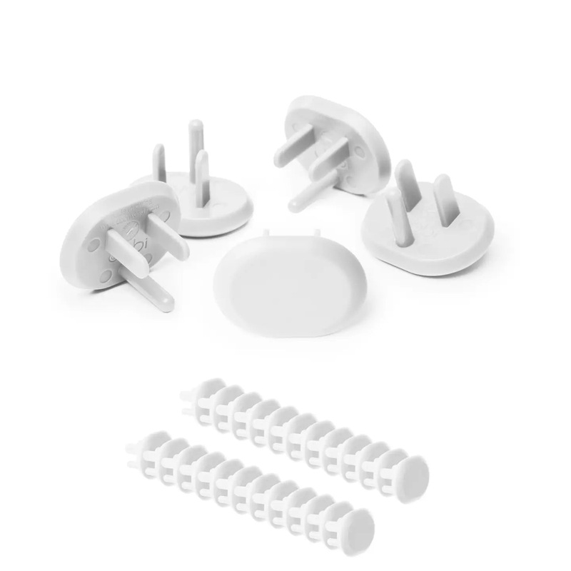Ubbi White Outlet Covers, 24 Pack