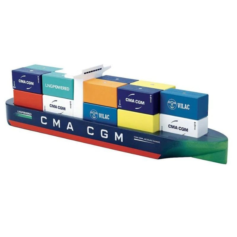 Wooden Jacques Saad Container Ship