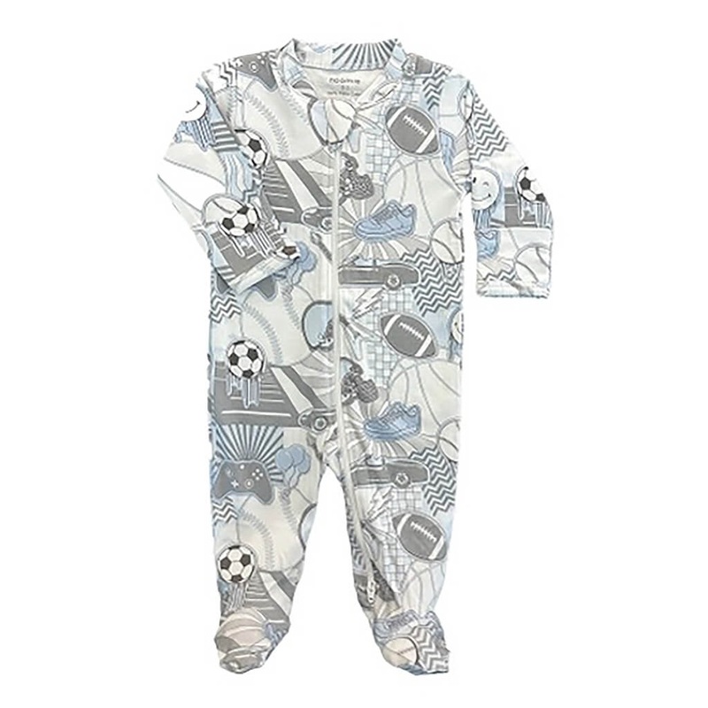 Zipper Footie Byjordana Collab Icons Blue