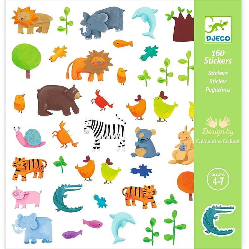 DJECO Animal Stickers