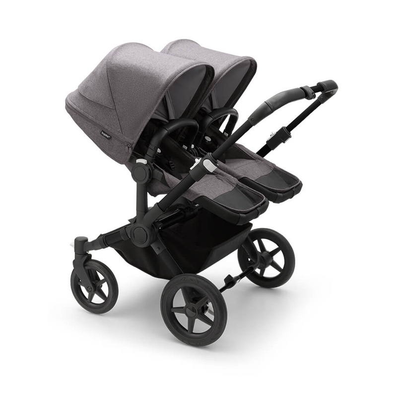 Donkey 5 Twin Complete Stroller Black/Grey Melange