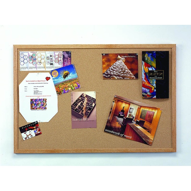 Hardwood Frame Cork Board (4’x 6′)