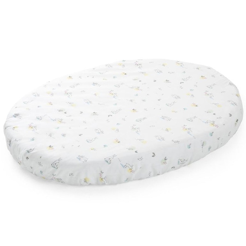Stokke Sleepi Mini Fitted Sheet – Soft Rabbit
