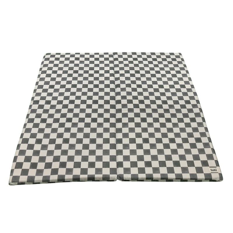 Toki Kids Standard Padded Play Mat 40″ x 40″, Checker Pepper