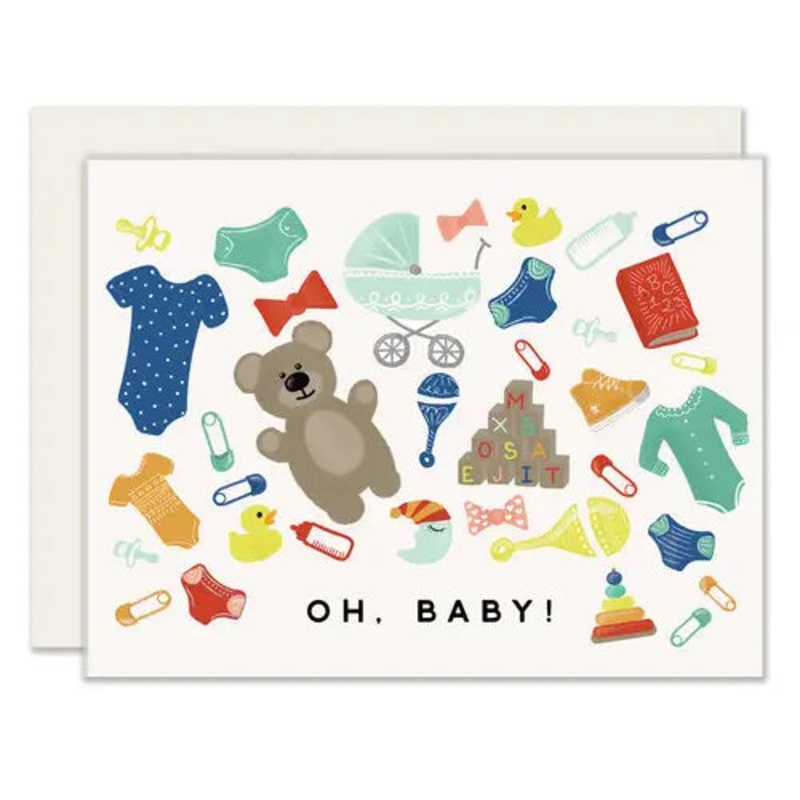 Baby Goods, Oh Baby – Baby Shower Card