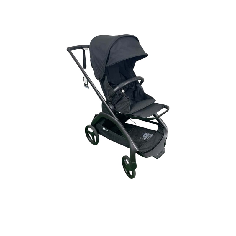 Bugaboo Dragonfly Bassinet and Seat Stroller, 2023, Black, Midnight Black, Midnight Black