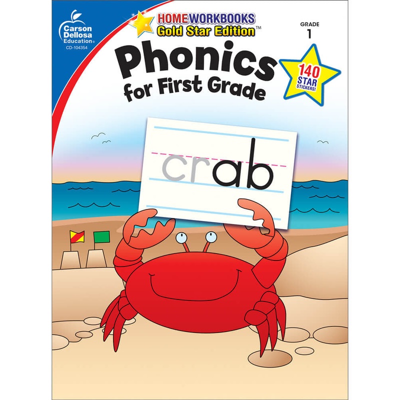 Home Workbooks Phonics for First Grade Workbook Grade 1