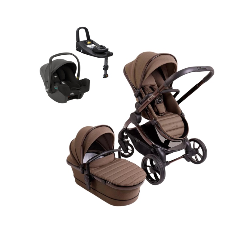 iCandy Peach 7 Pushchair & Carrycot + Joie Snug2 Car Seat & Base –  Coco