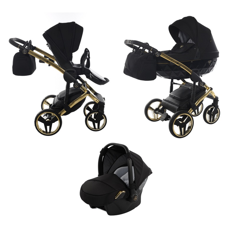 JUNAMA DIAMOND S LINE BLACK GOLD – 3IN1 (INCLUDES CAR SEAT)