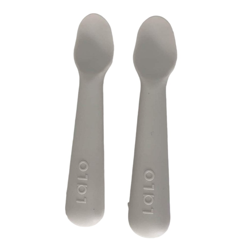 Lalo Little Spoon 2 Pack, Oatmeal