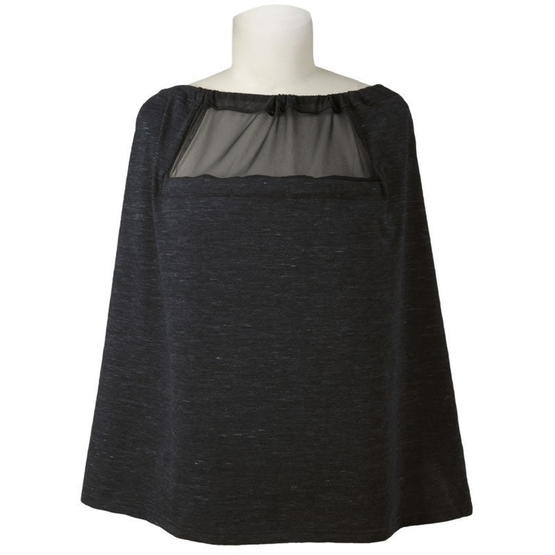 Skip Hop Hide & Chic Nursing Scarf – Black Heather