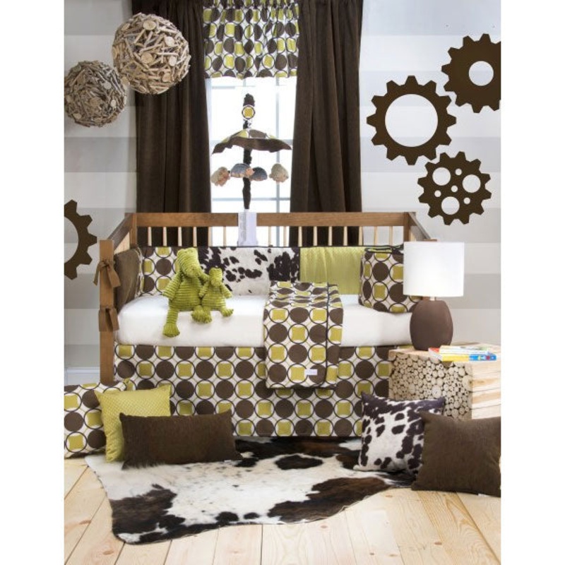 Sweet Potato Urban Cowboy 4 Piece Crib Bedding Set