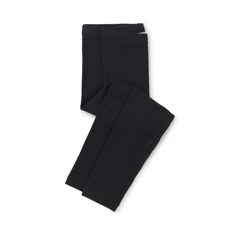 Tea Collection Pointelle Leggings – Jet Black