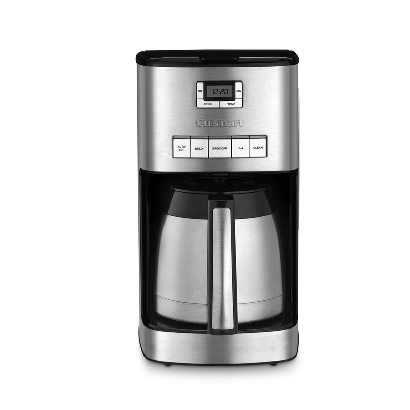 12-Cup Programmable Coffeemaker – Stainless Steel – DCC-3850TG