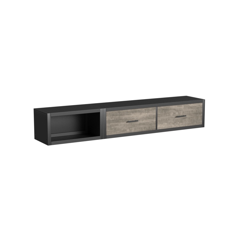 Studio 2 Drawer Underbed Storage Unit with Cubby