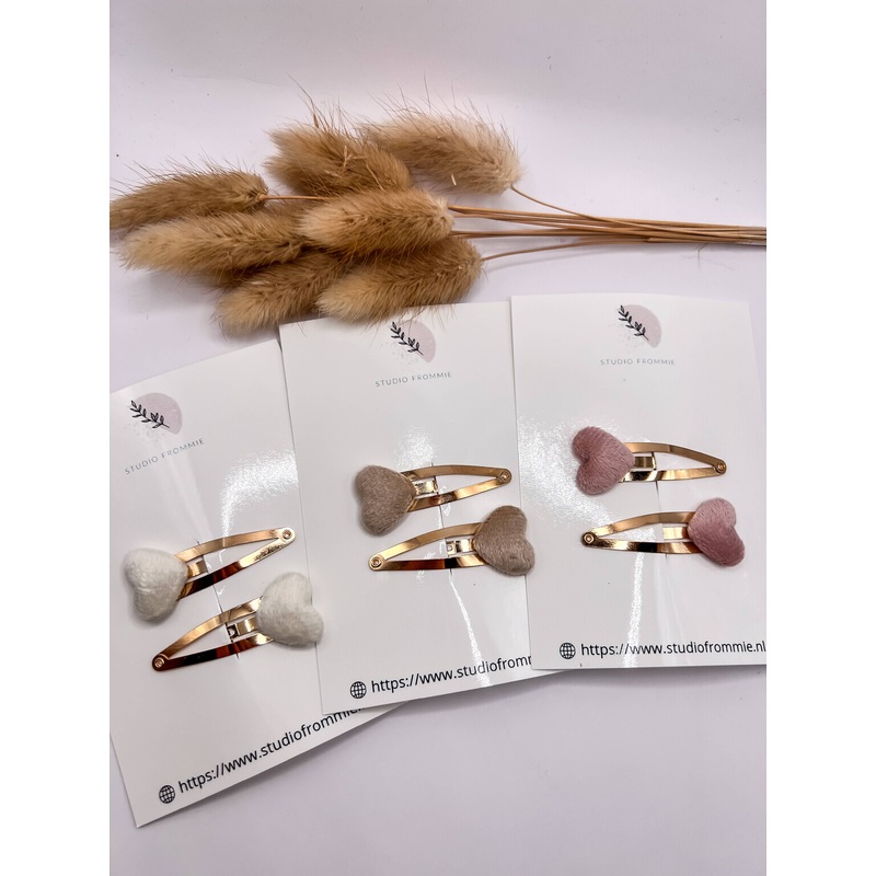 Studio Frommie Heart Hair Clips