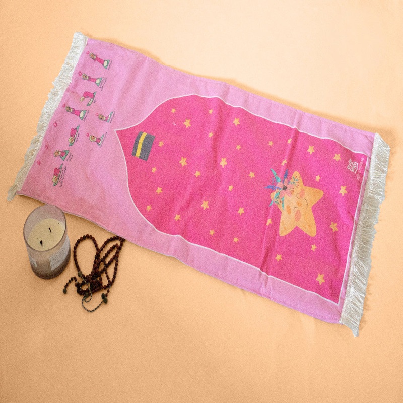 Children’s Prayer Mat (Kaa’ba & Sleepy Star)