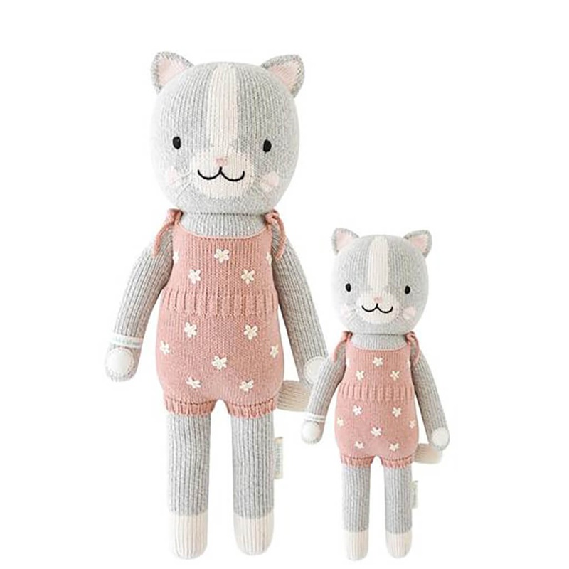 Hand Knit Doll Daisy the Kitten