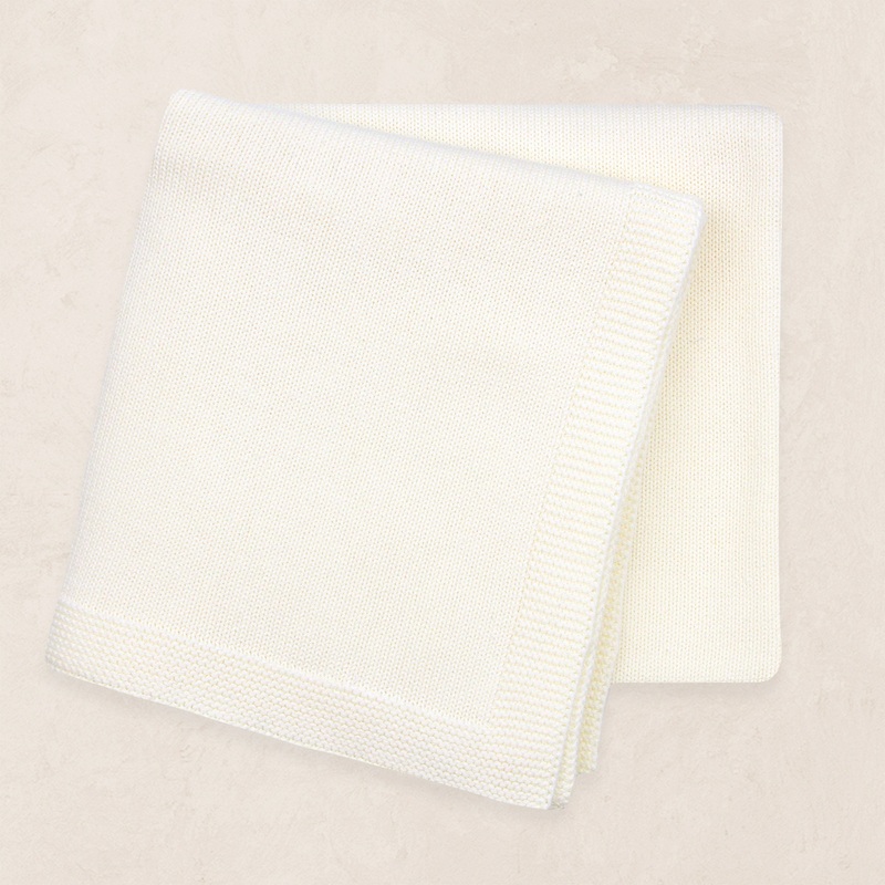 Knit Blanket – Ivory