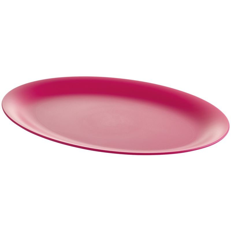 M Design Lifestyle Plastic Serving Platter, 26 cm – Fuchsia