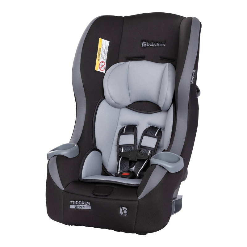 Trooper 3-in-1 Convertible Car Seat – Black