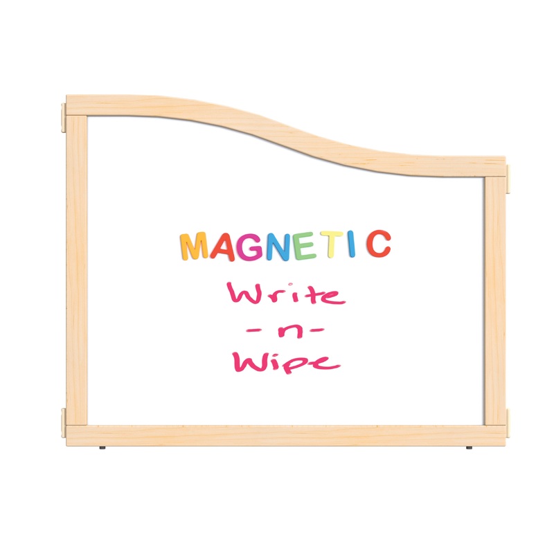 KYDZ Suite Cascade Panel – E to T-height – 36″ Wide – Magnetic Write-n-Wipe