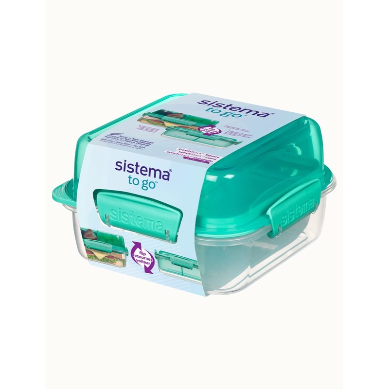 Sistema Lunch Box  Aqua 1.24L