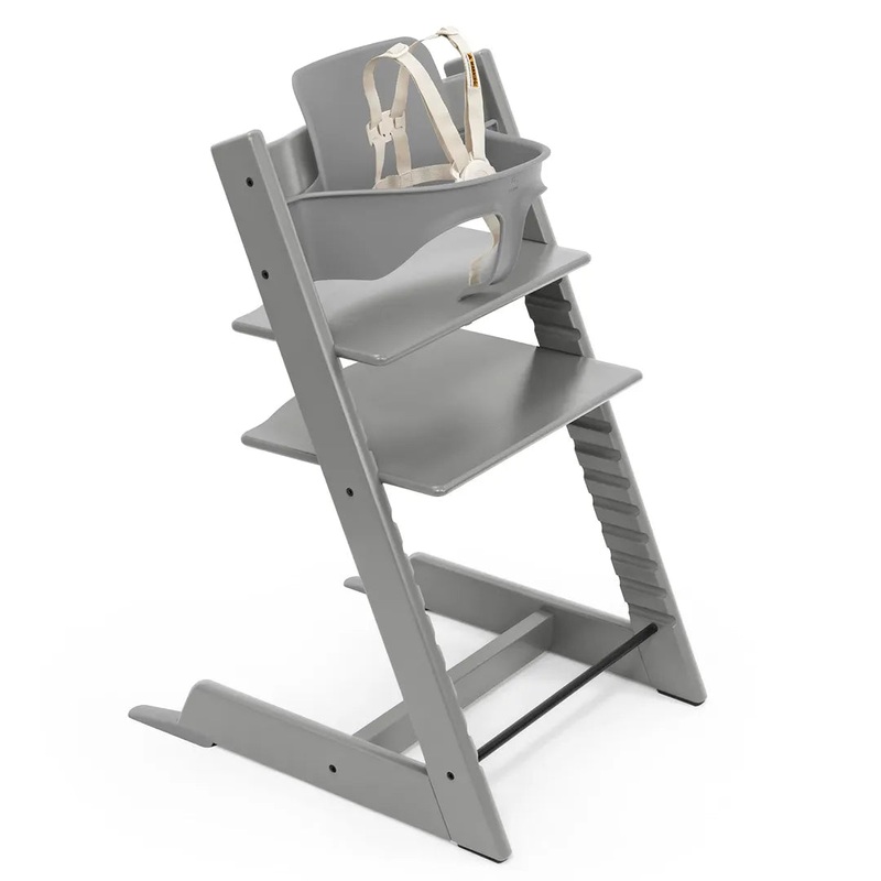Tripp Trapp High Chair With Baby Set V2 – Storm Grey