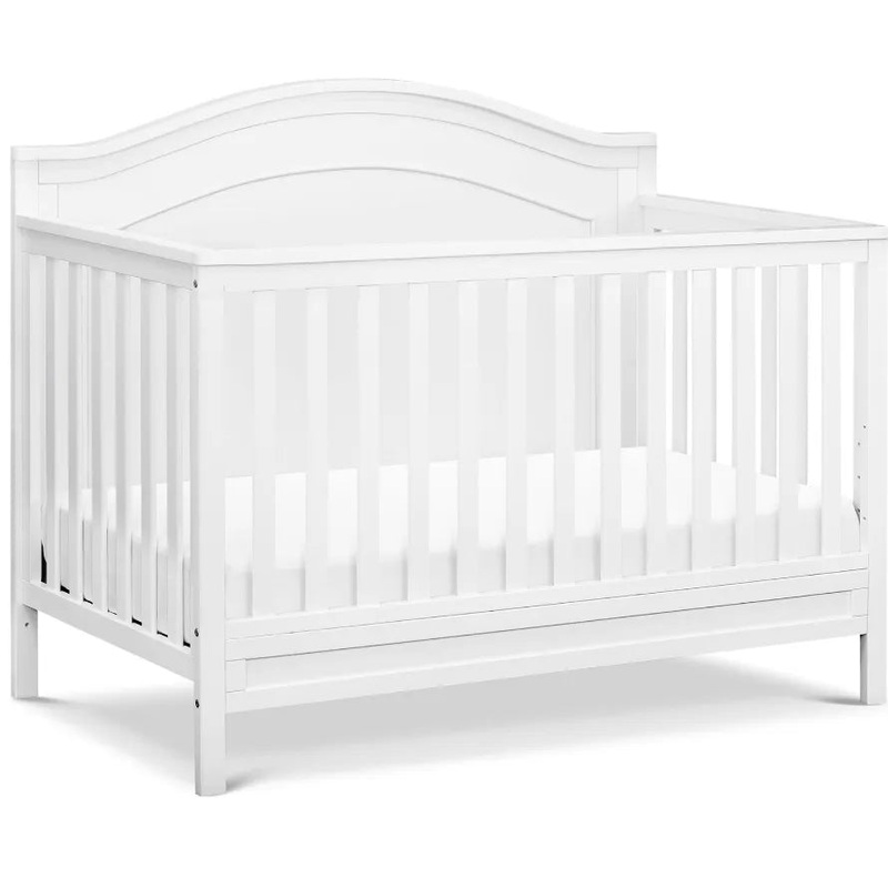 Charlie 4-in-1 Convertible Crib – Elegant White