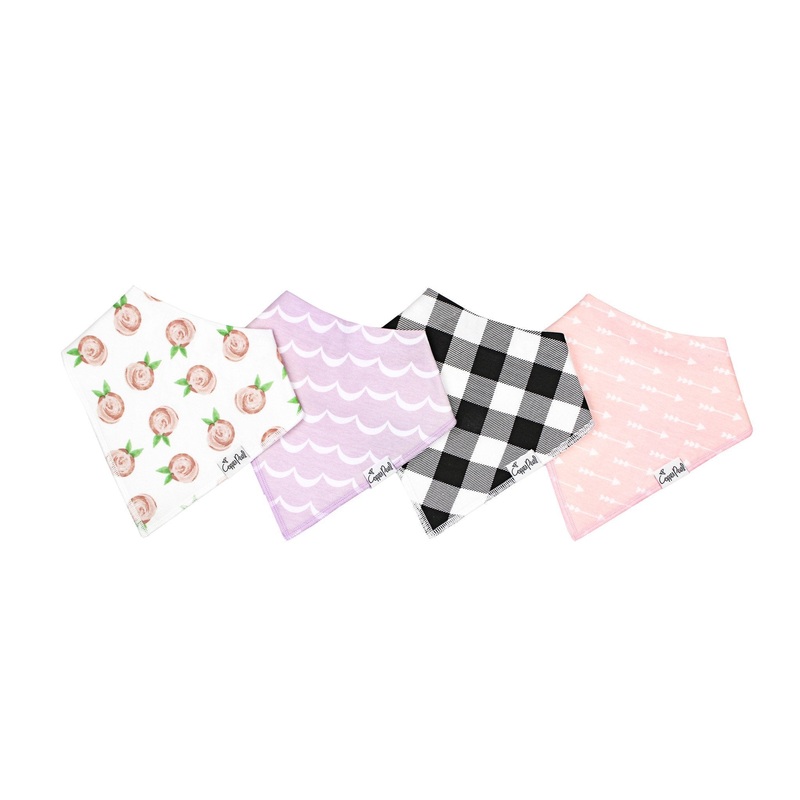 Copper Pearl Baby Bandana Bibs | Rosie