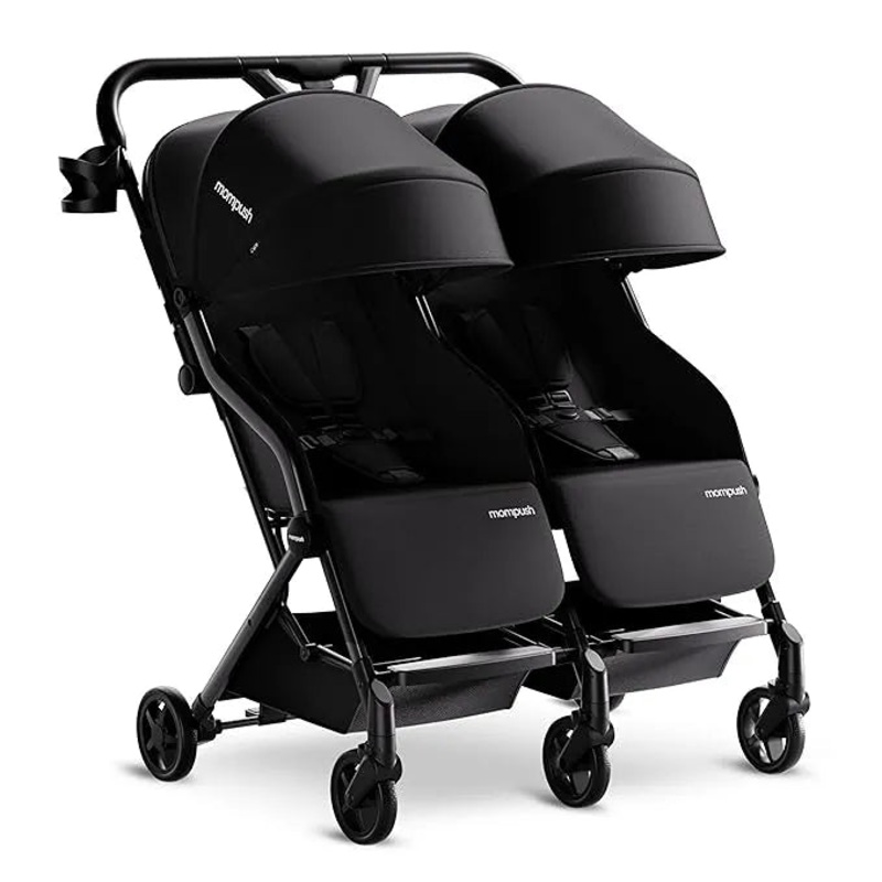 Lithe X2 Lightweight Double Stroller – Black