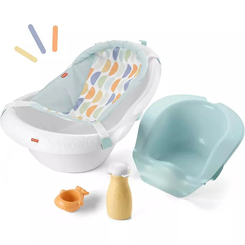 4-in-1 Sling ‘n Seat Tub – White/Blue (See Description)