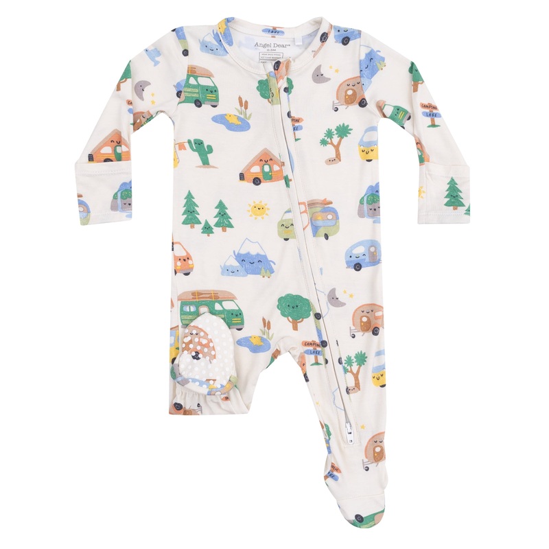 Angel Dear – Two-Way Zipper Footie – Friendly Campers